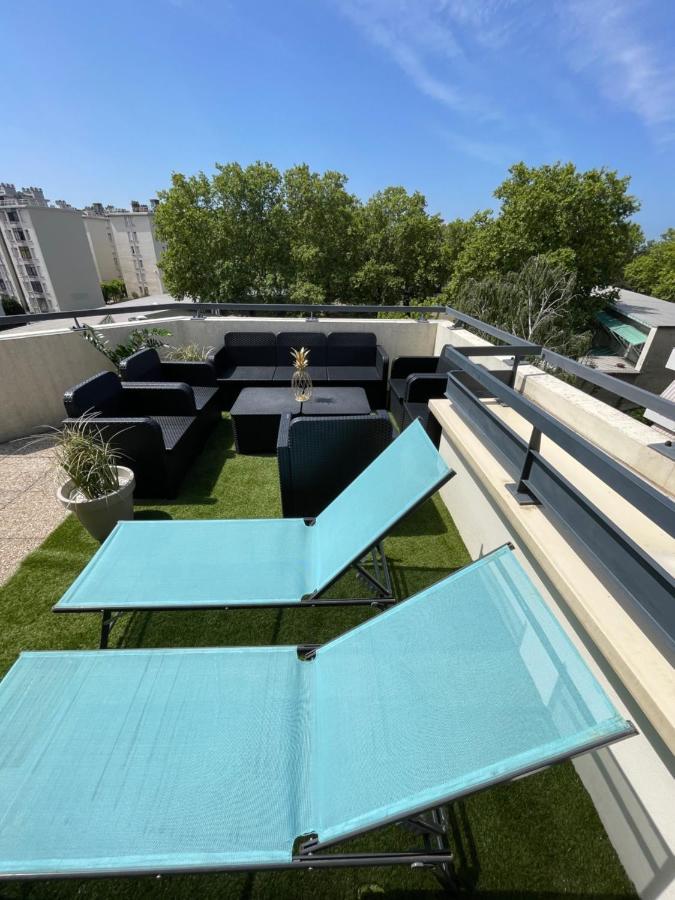 Bngo I Immense Rooftop Lyon I 2 Chambres, 4 Places Parkings, 2 Immenses Terrasses, 8 Personnes エクステリア 写真